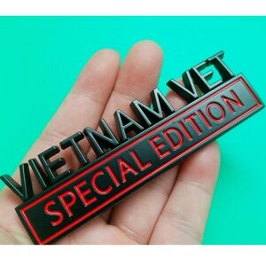 NWT Vietnam Vet Special Edition Black Red Emblem